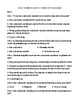 Bài tập trắc nghiệm Giáo dục công dân lớp 11 theo từng bài học